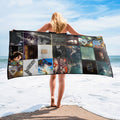 Hozier Beach Towel Album Cover Collage Indie Rock Towel