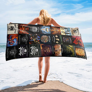 Motörhead Beach Towel Album Cover Collage Classic Rock Towel