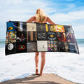 Pear Jam Beach Towel Album Cover Collage Classic Rock Towel