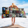 The Clash Beach Towel Album Cover Collage Classic Rock Towel