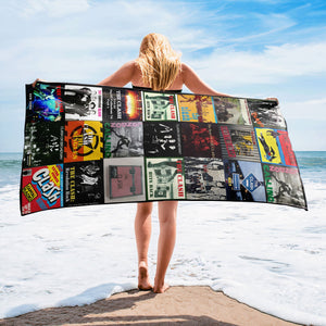 The Clash Beach Towel Album Cover Collage Classic Rock Towel