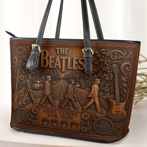 The Beatles Handbag, Tote Bag and Wallet Set, Abbey Road Inspired Vintage Rock Music Accessories, The Beatles Fan Gift