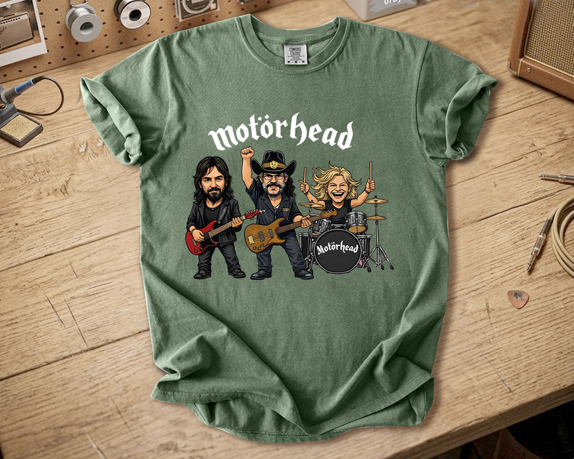 Motörhead Comfort Colors Tee Lemmy Kilmister Band Members Tribute Classic Rock Shirt