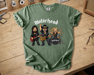 Motörhead Comfort Colors Tee Lemmy Kilmister Band Members Tribute Classic Rock Shirt
