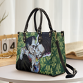 Gothic Romance Leather Handbag Frankenstein & Bride