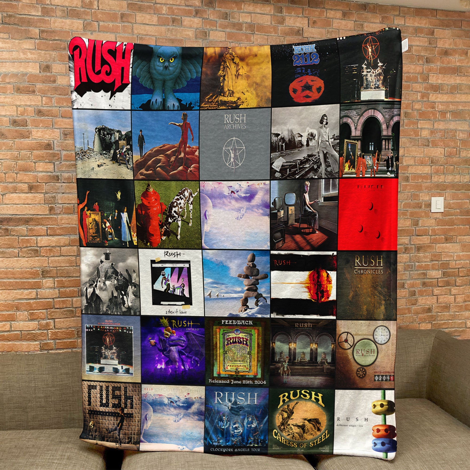Rush Sherpa Blanket A Progressive Rock Tribute in Ultimate Comfort
