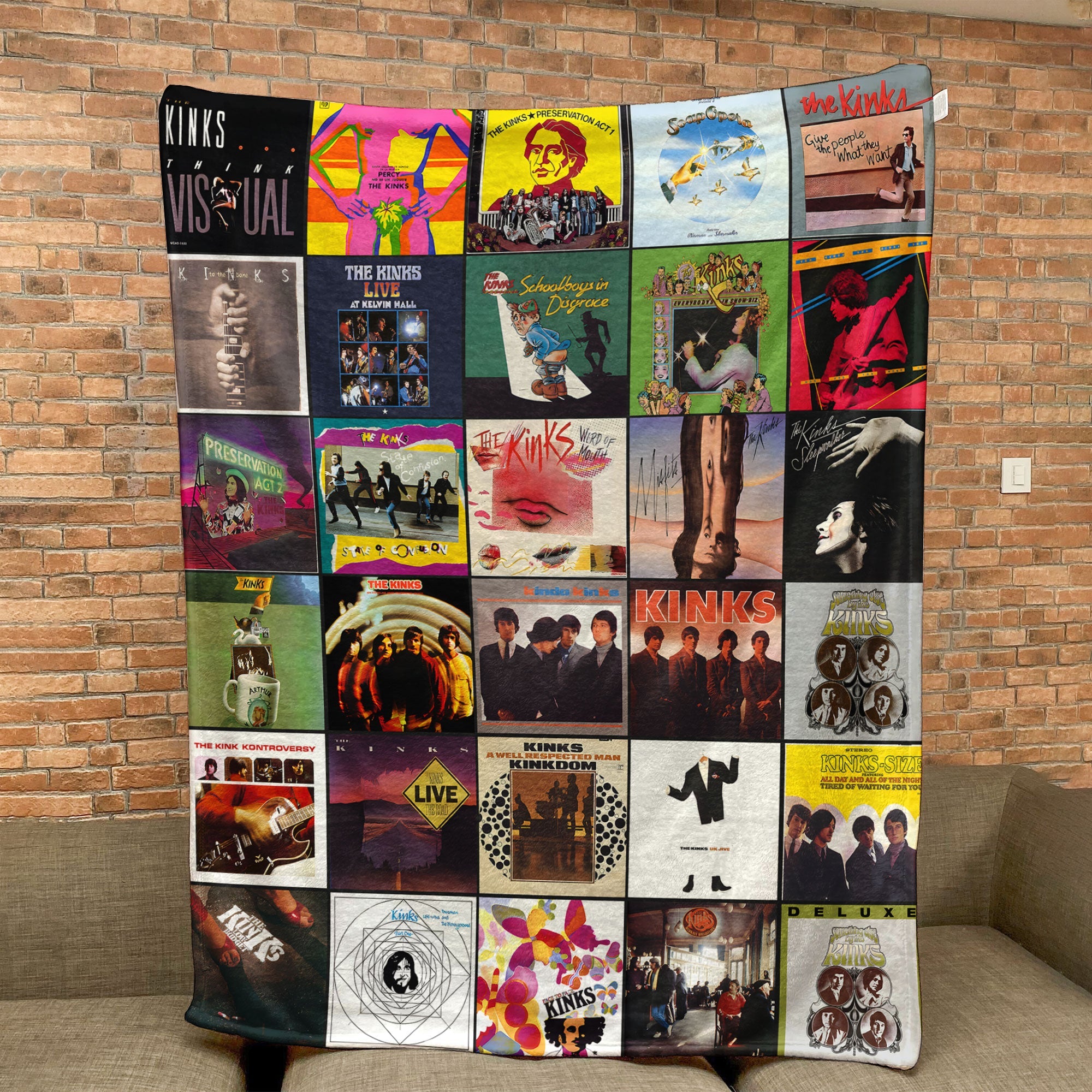 The Kinks Sherpa Blanket A Warm Tribute to One of Rock’s Most Timeless Storytellers