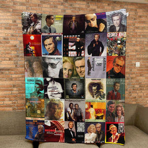George Jones Sherpa Blanket A Country Legend Remembered