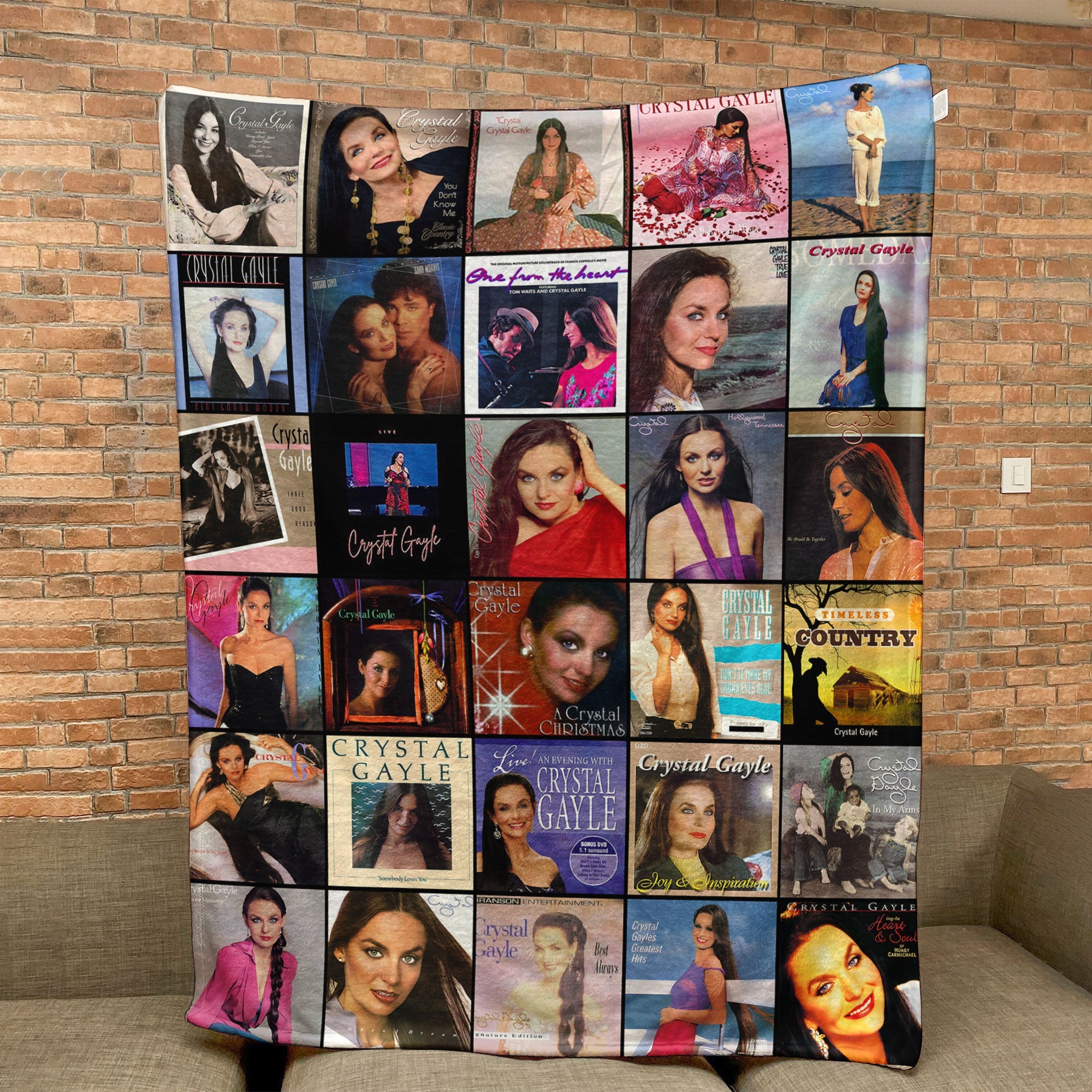 Crystal Gayle Sherpa Blanket A Classic Country Legend Tribute for Cozy Nights