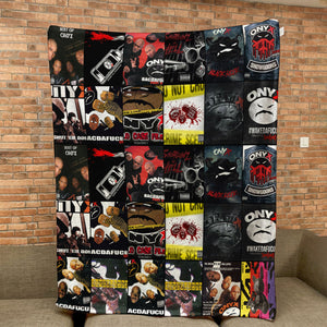 Onyx Sherpa Blanket A Gritty, Old-School Hip-Hop Tribute for Real Fans