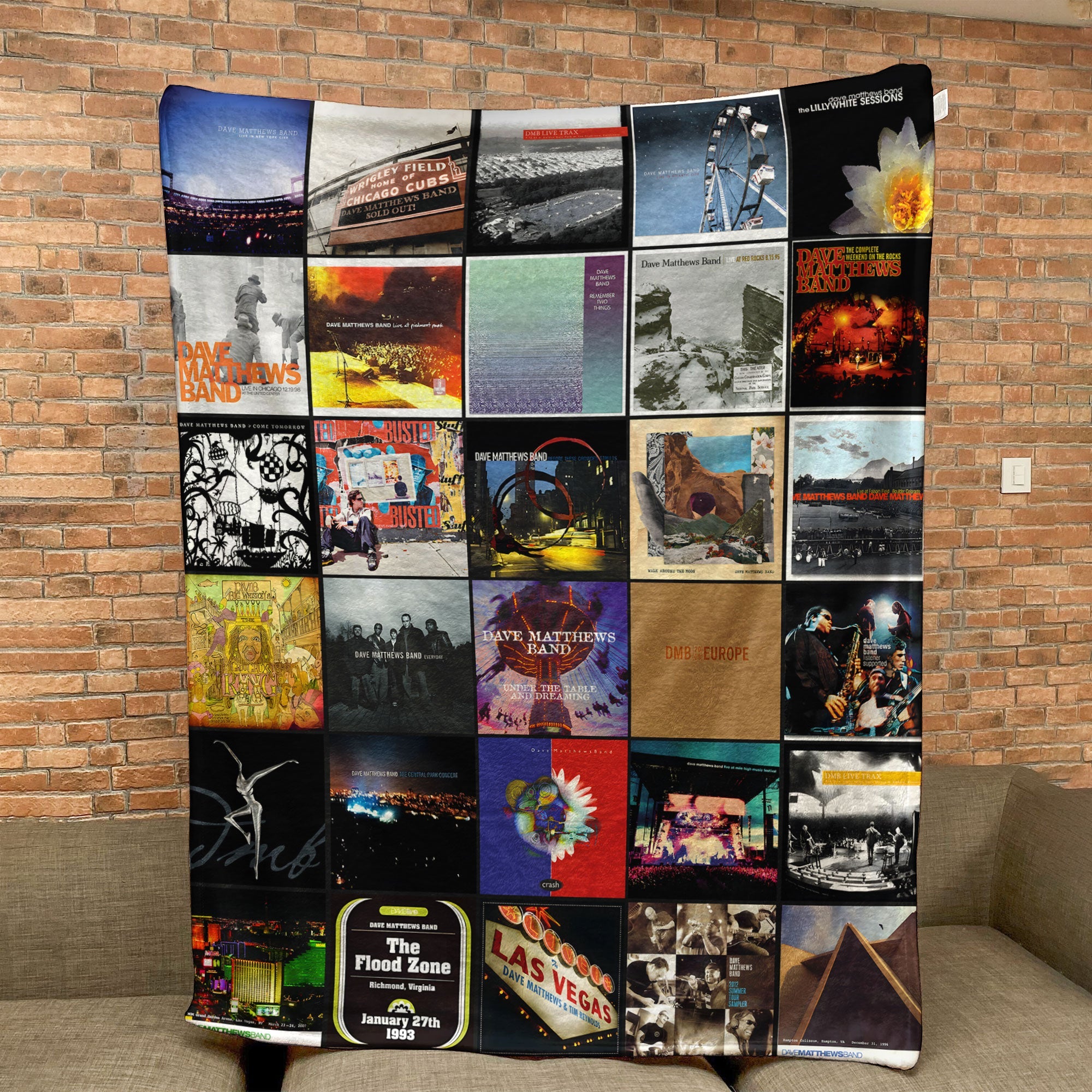 Dave Matthews Band Sherpa Blanket A Warm Journey Through Every Era