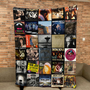 Bon Jovi Sherpa Blanket A Warm Throwback to Rock Anthems That Never Faded