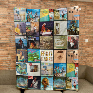 Jimmy Buffett Sherpa Blanket A Cozy Escape to Island Time