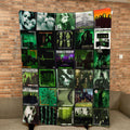 Type O Negative Sherpa Blanket Iconic Album Cover Collage Cozy Throw for Gothic Metal Fans