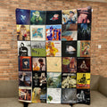 Joni Mitchell Sherpa Blanket Classic Album Cover Collage Gift for True Fans