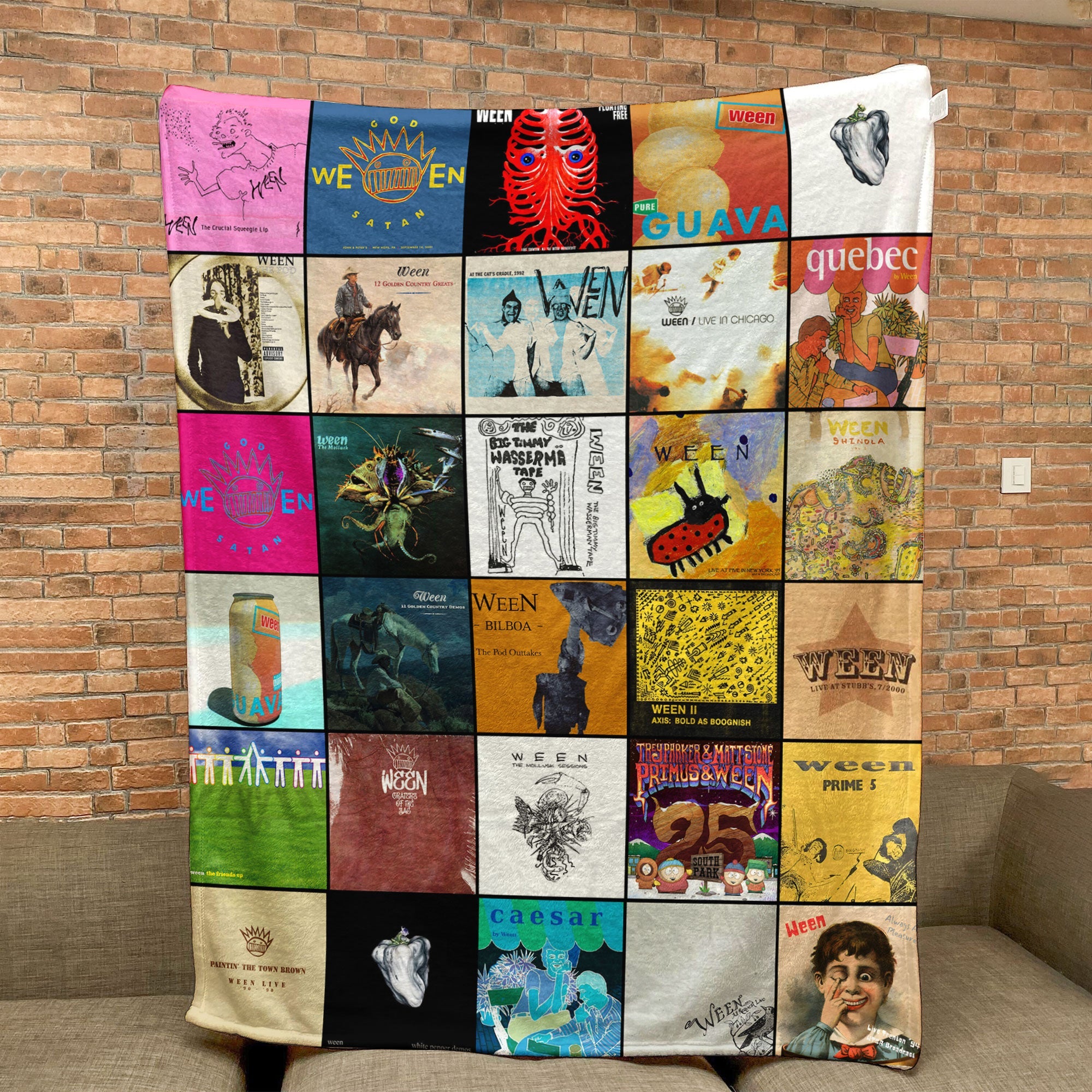 Ween Sherpa Blanket A Nostalgic Trip Through Every Era