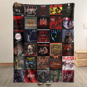 Slayer Sherpa Blanket A Fierce Tribute to Metal Legends