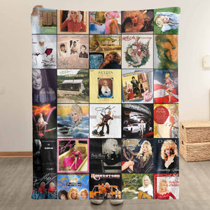 Dolly Parton Sherpa Blanket A Country Music Icon, Wrapped in Warmth