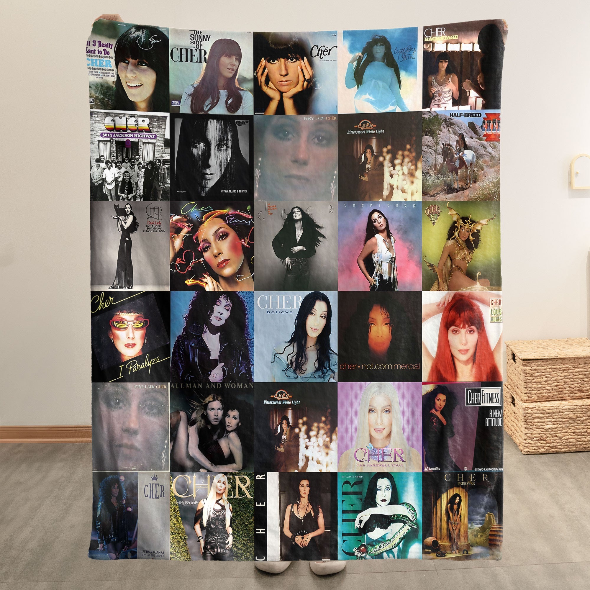 Cher Sherpa Blanket A Glamorous Tribute to an Icon