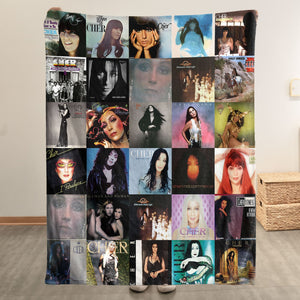 Cher Sherpa Blanket A Glamorous Tribute to an Icon