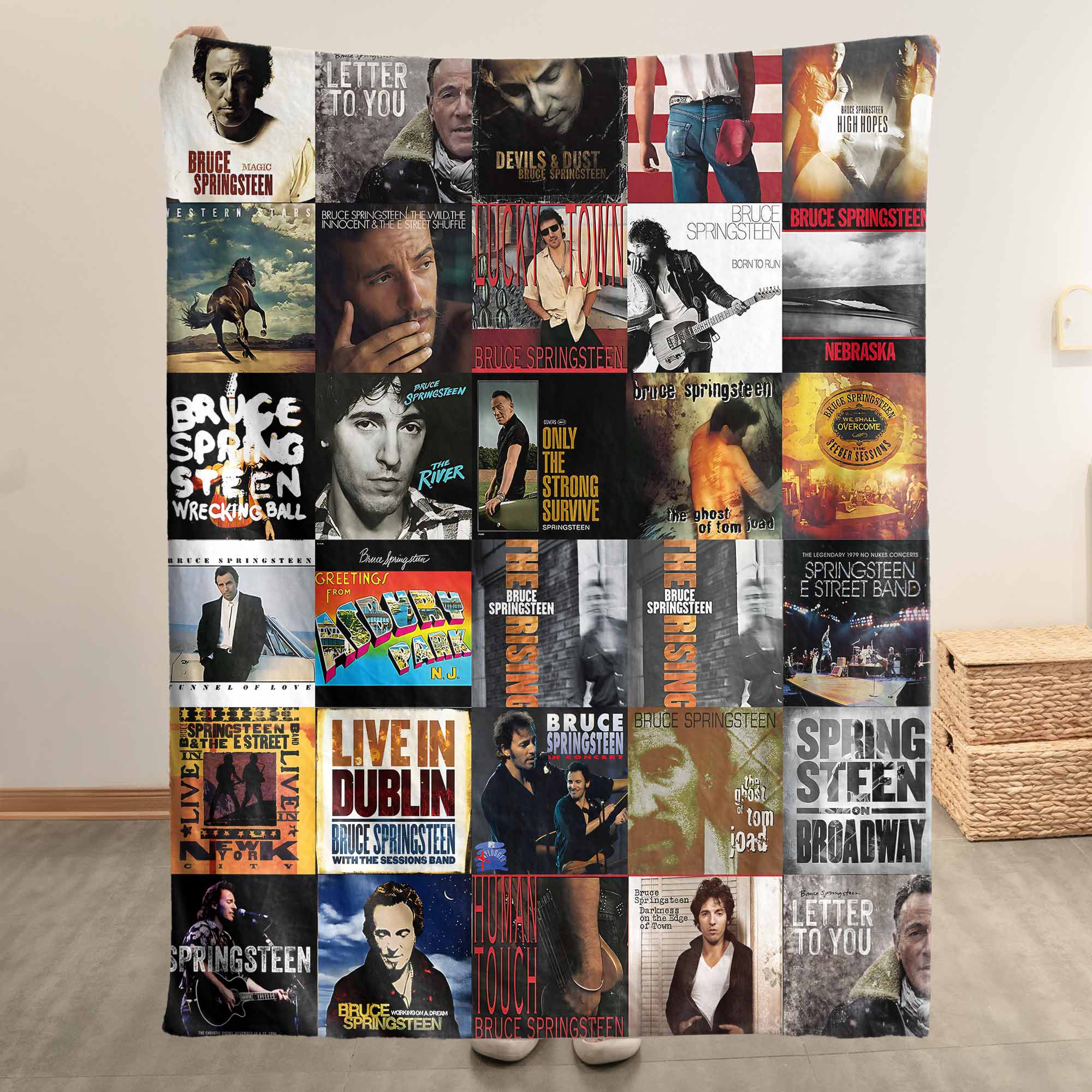 Bruce Springsteen Sherpa Blanket A Warm Tribute to The Boss