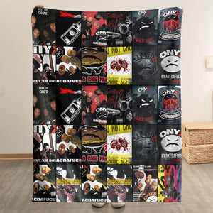 Onyx Sherpa Blanket A Gritty, Old-School Hip-Hop Tribute for Real Fans