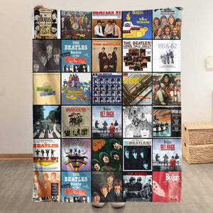 The Beatles Sherpa Blanket A Timeless Album Cover Tribute