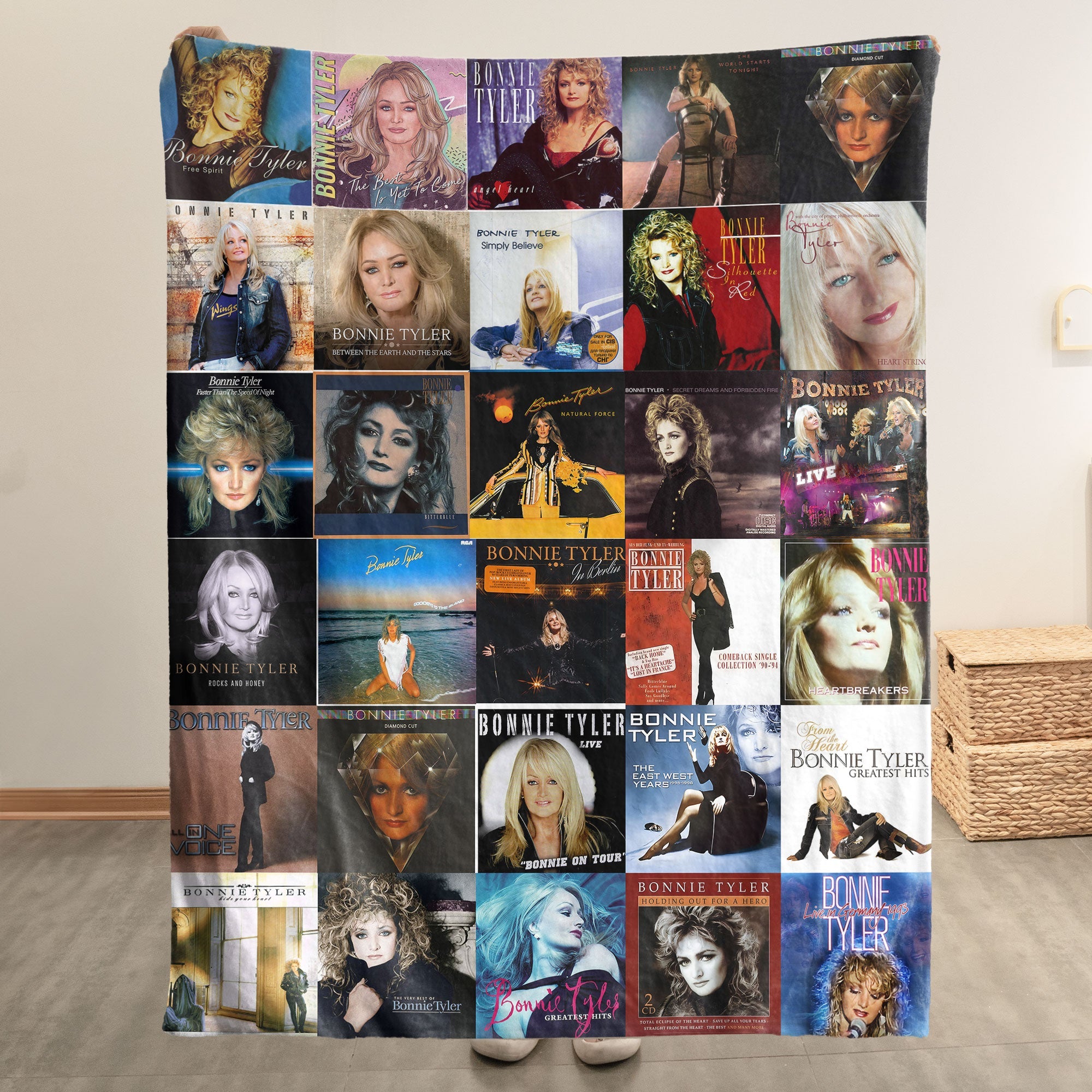 Bonnie Tyler Sherpa Blanket A Timeless Tribute to a Rock Icon