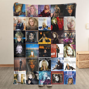 Bonnie Tyler Sherpa Blanket A Timeless Tribute to a Rock Icon