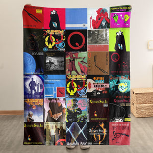 Queens of the Stone Age Sherpa Blanket A Retro Rock Tribute for Fans