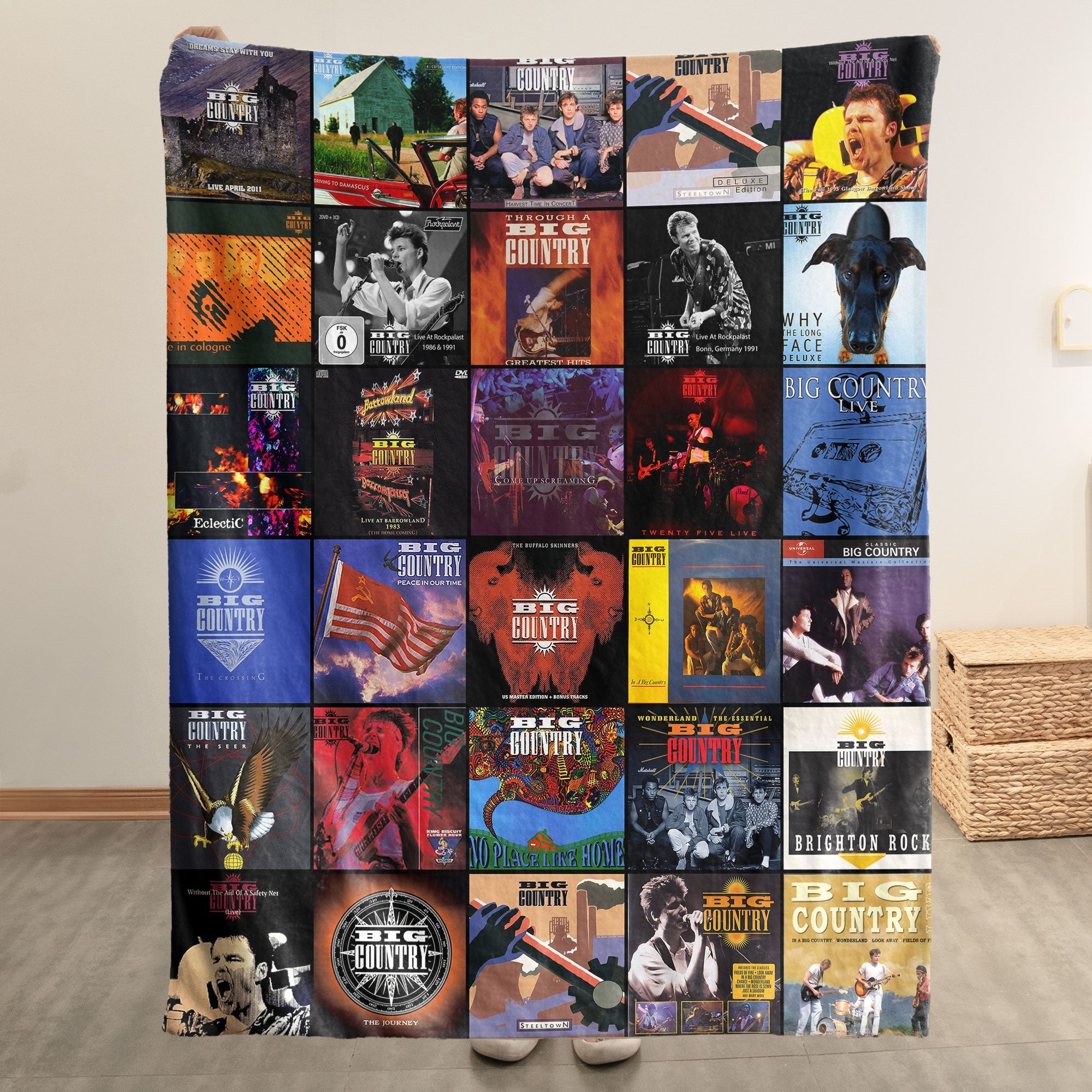 Big Country Sherpa Blanket A Timeless Tribute to Their Anthemic Legacy