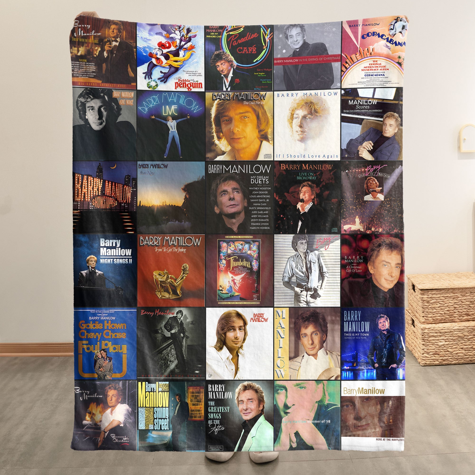 Barry Manilow Sherpa Blanket A Cozy Tribute to Timeless Classics