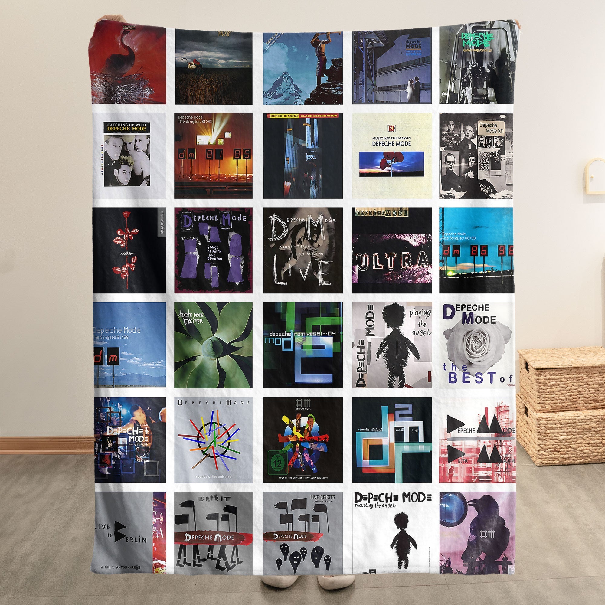Depeche Mode Sherpa Blanket A Synth-Pop Legacy You Can Cozy Up With