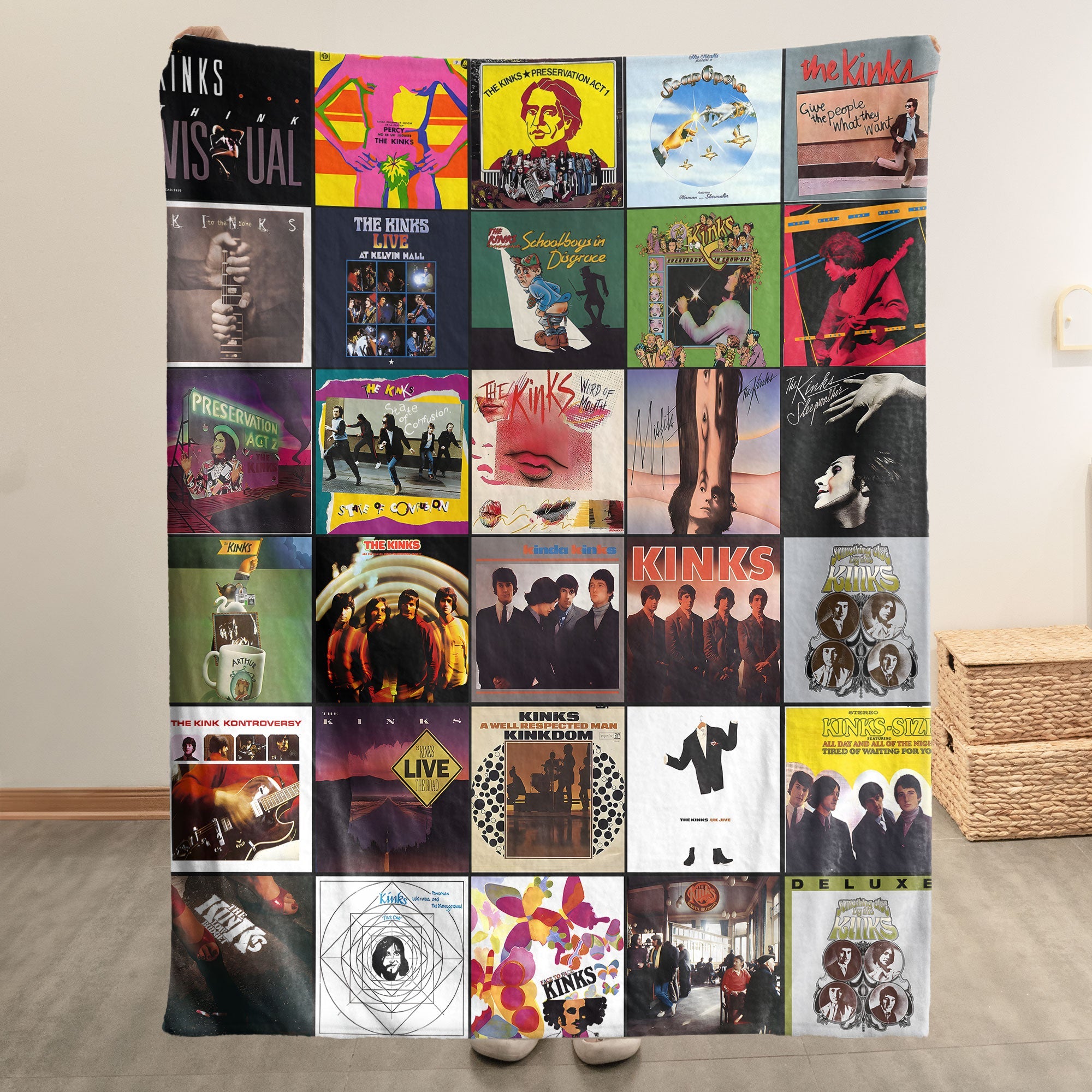 The Kinks Sherpa Blanket A Warm Tribute to One of Rock’s Most Timeless Storytellers