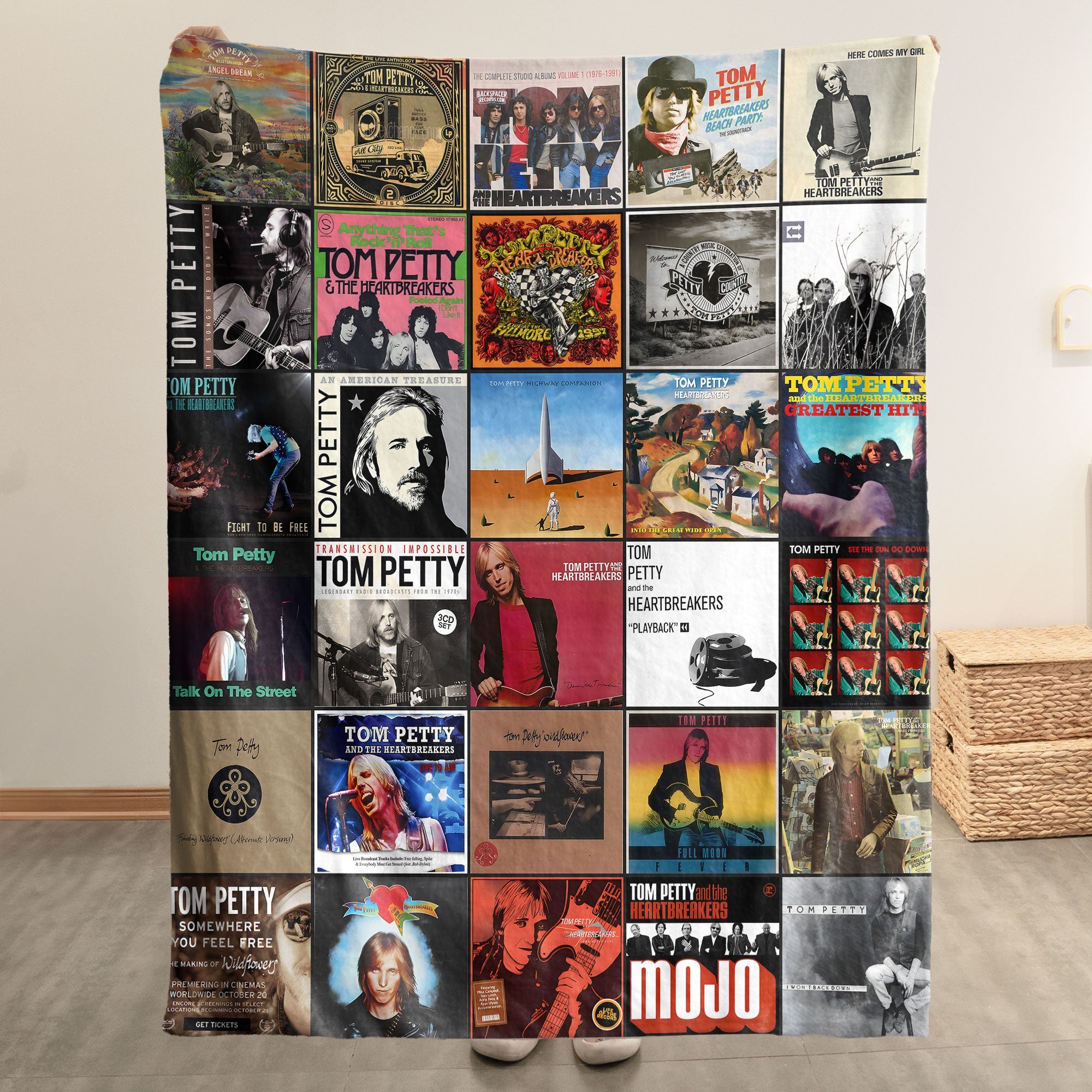Tom Petty Sherpa Blanket A Tribute to Heartland Rock Legends