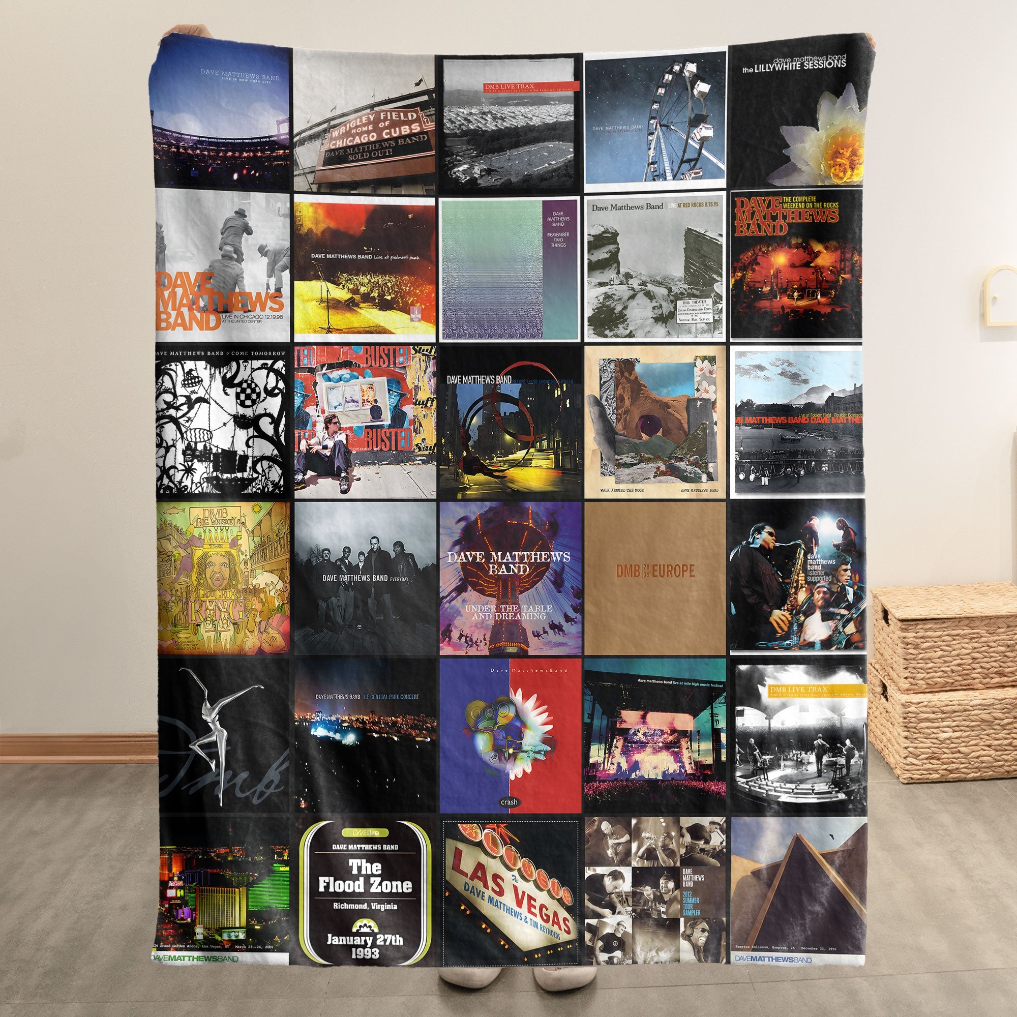 Dave Matthews Band Sherpa Blanket A Warm Journey Through Every Era