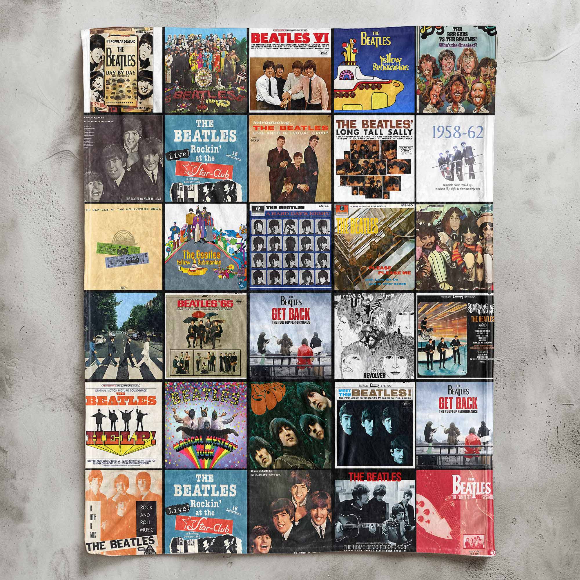 The Beatles Sherpa Blanket A Timeless Album Cover Tribute