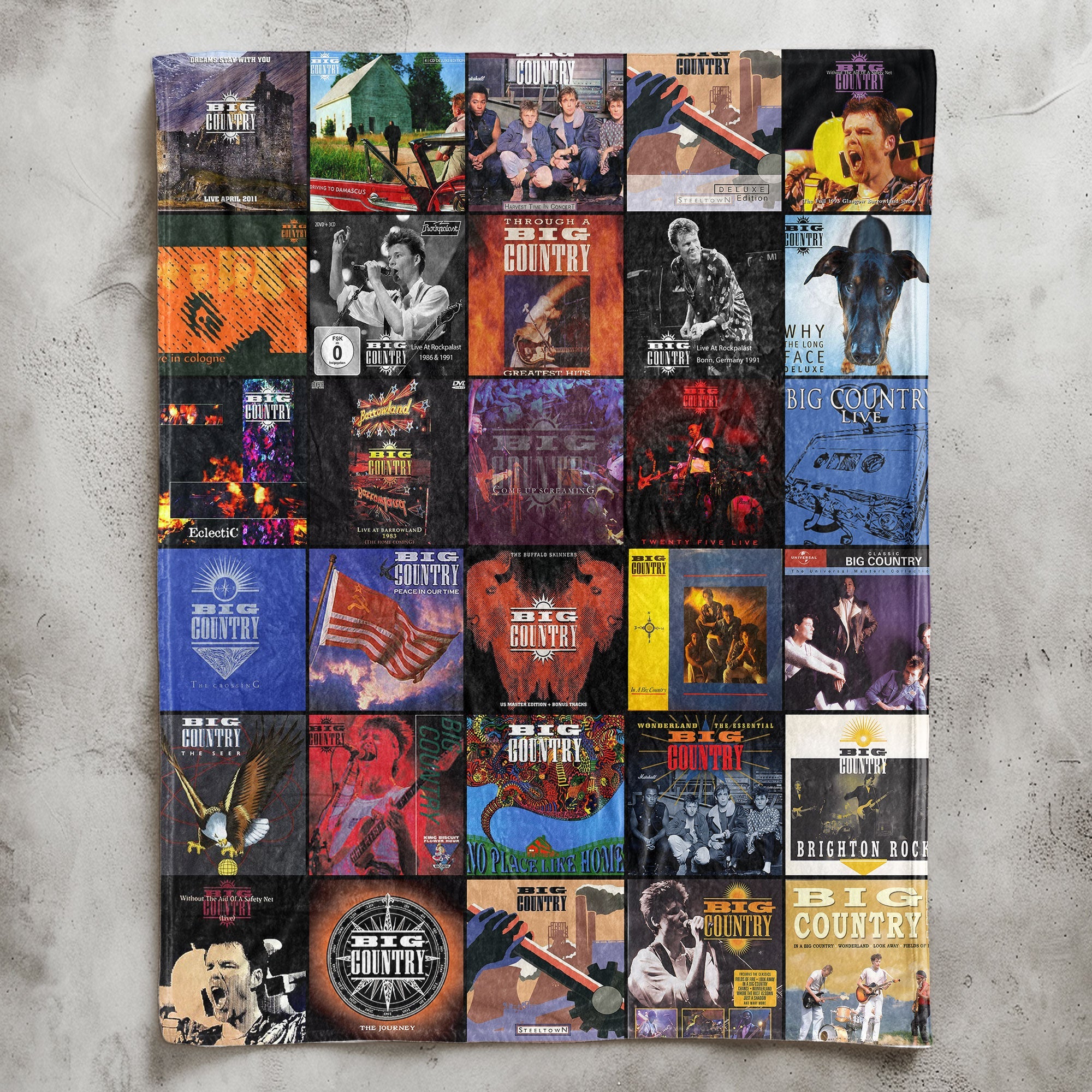 Big Country Sherpa Blanket A Timeless Tribute to Their Anthemic Legacy