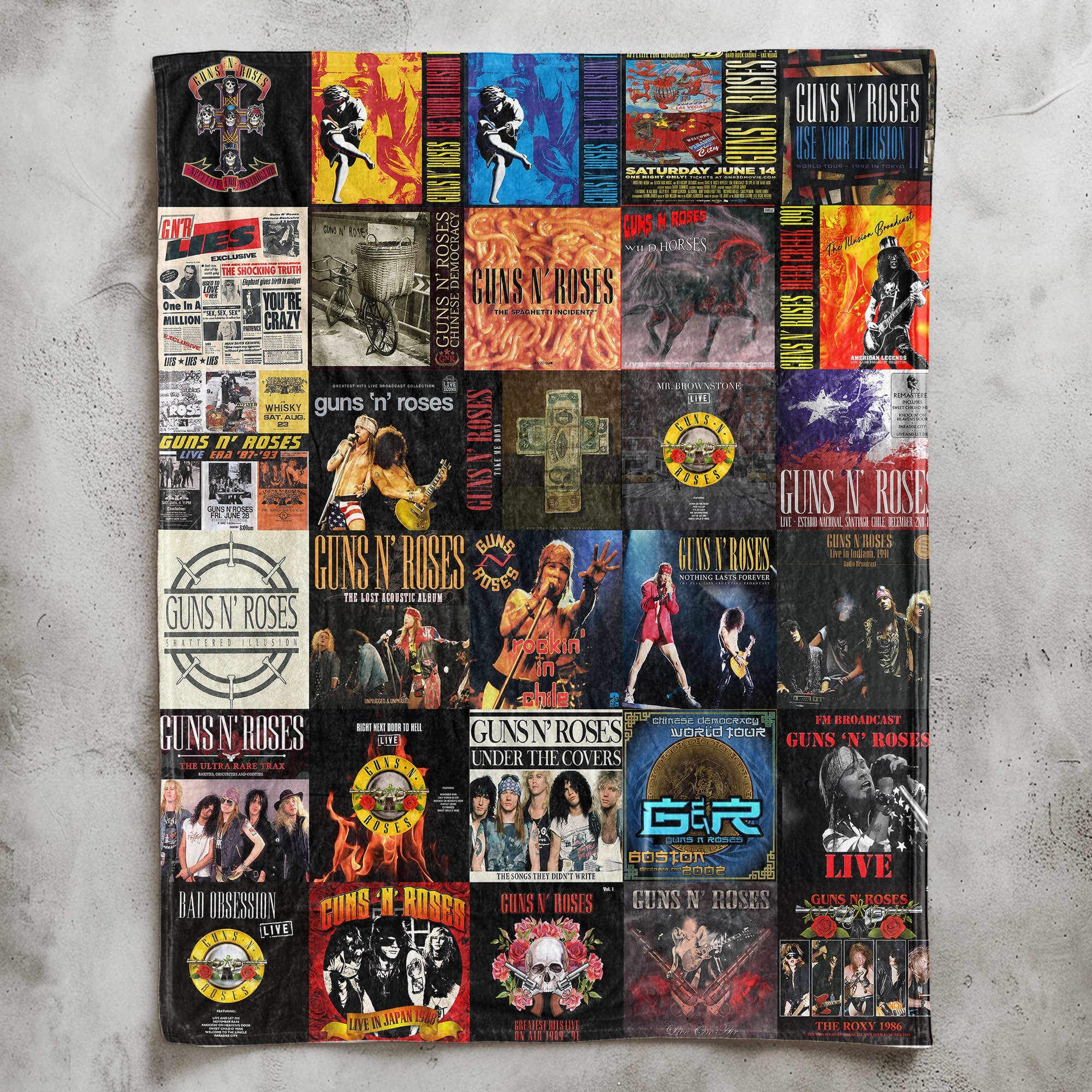 Guns N’ Roses Sherpa Blanket A Loud, Wild Flashback to Rock’s Most Explosive Era