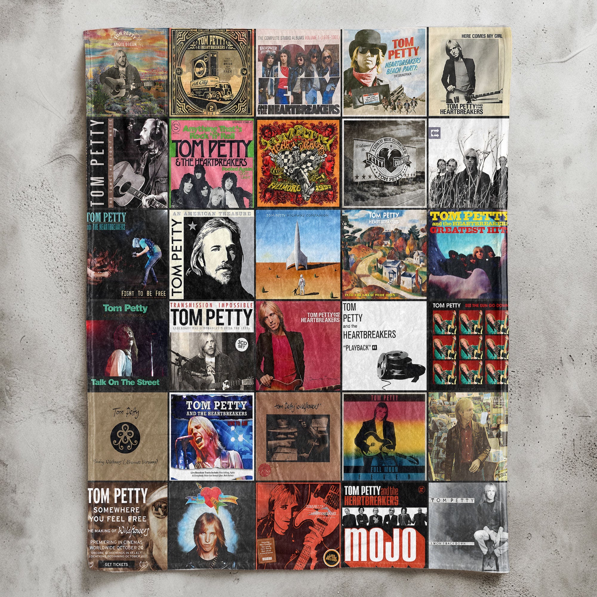 Tom Petty Sherpa Blanket A Tribute to Heartland Rock Legends