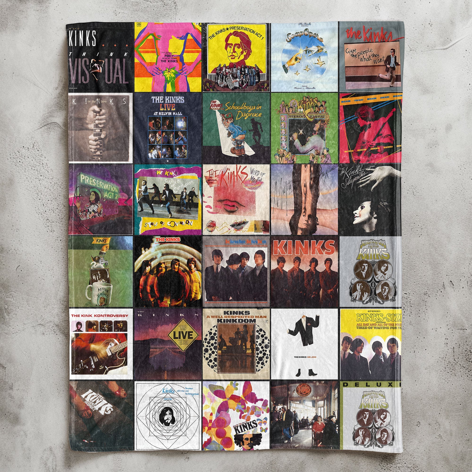The Kinks Sherpa Blanket A Warm Tribute to One of Rock’s Most Timeless Storytellers