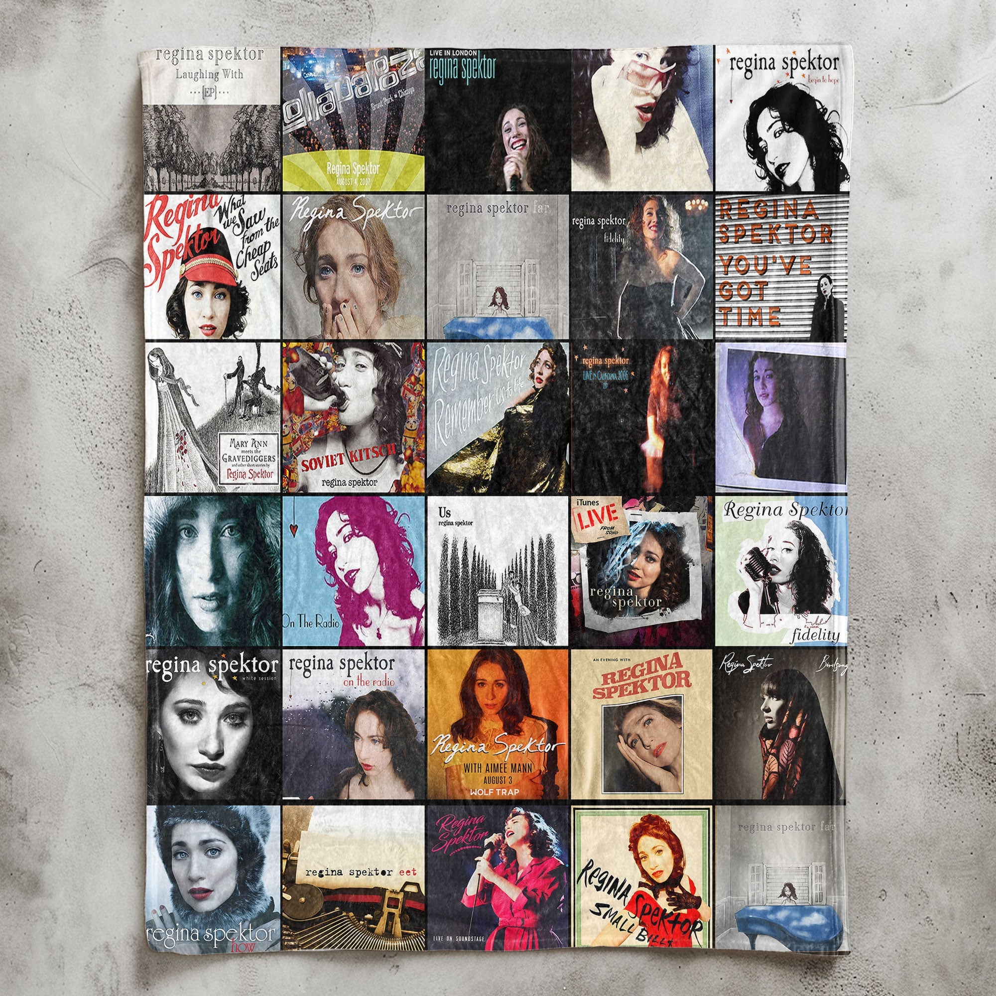 Regina Spektor Sherpa Blanket A Whimsical Indie-Pop Tribute for True Fans