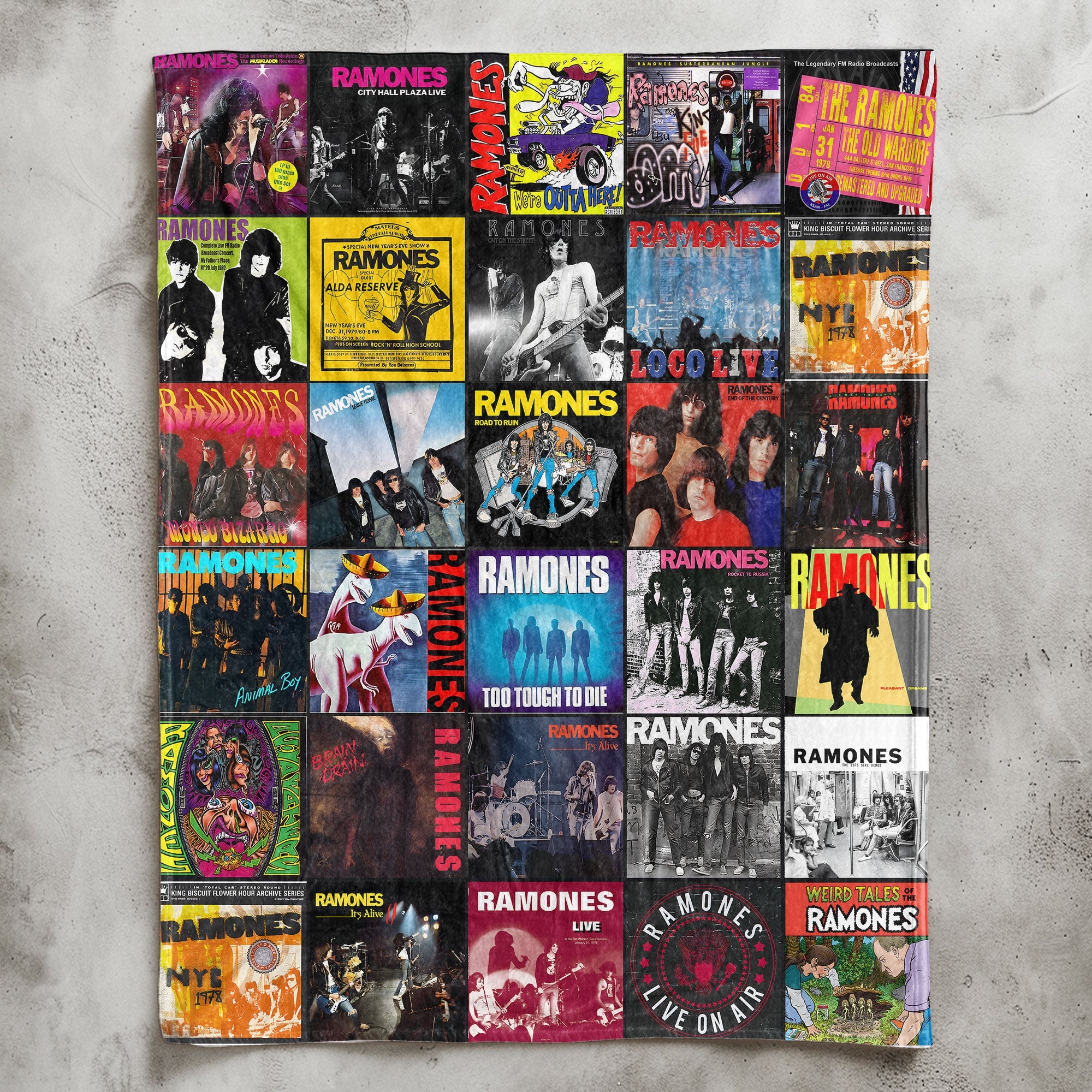 Ramones Sherpa Blanket A Punk Rock Time Machine for True Fans