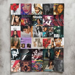Rihanna Sherpa Blanket A Bold, Iconic Tribute for True Navy Fans