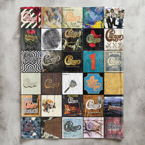 Chicago Sherpa Blanket A Timeless Tribute to Classic Rock Legends