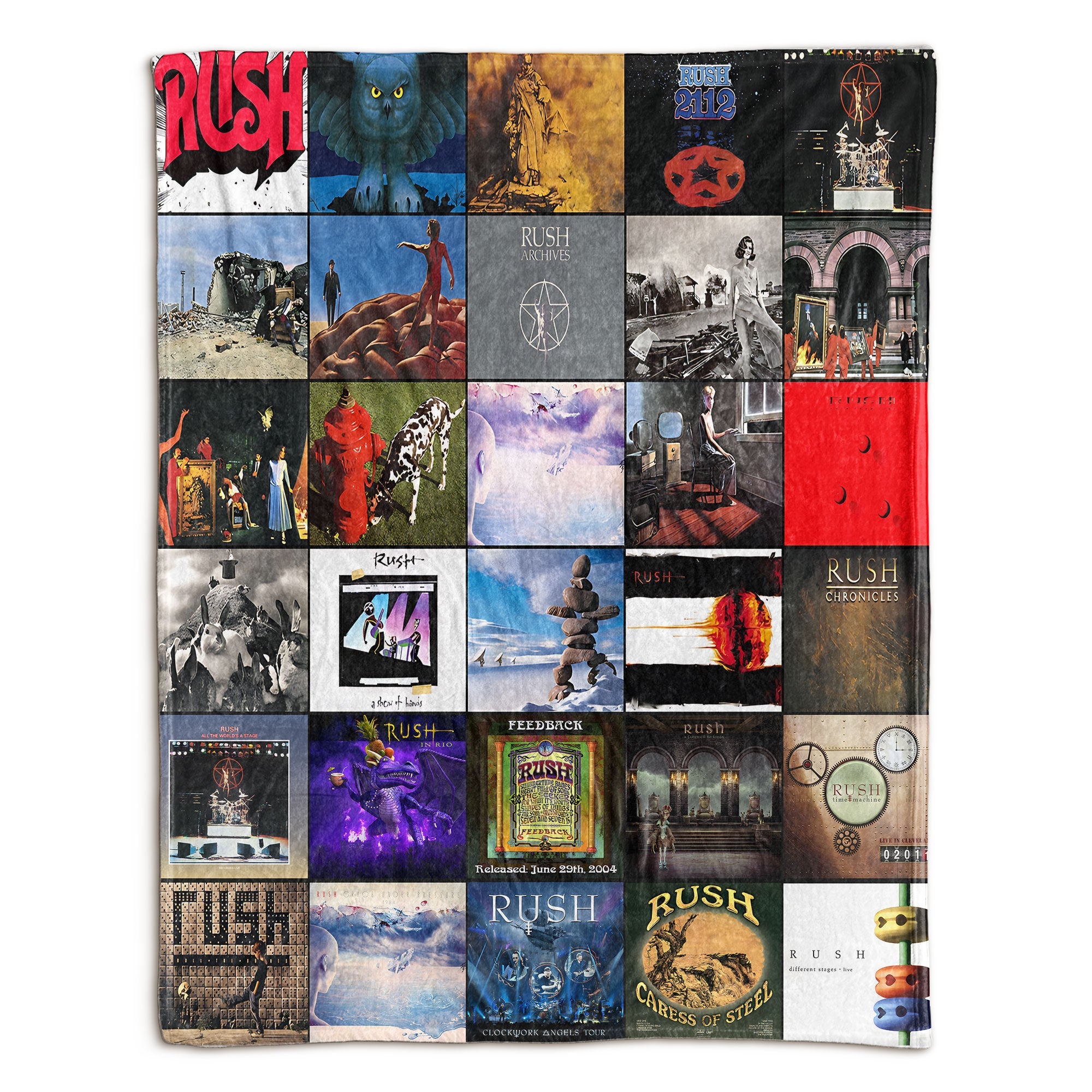 Rush Sherpa Blanket A Progressive Rock Tribute in Ultimate Comfort