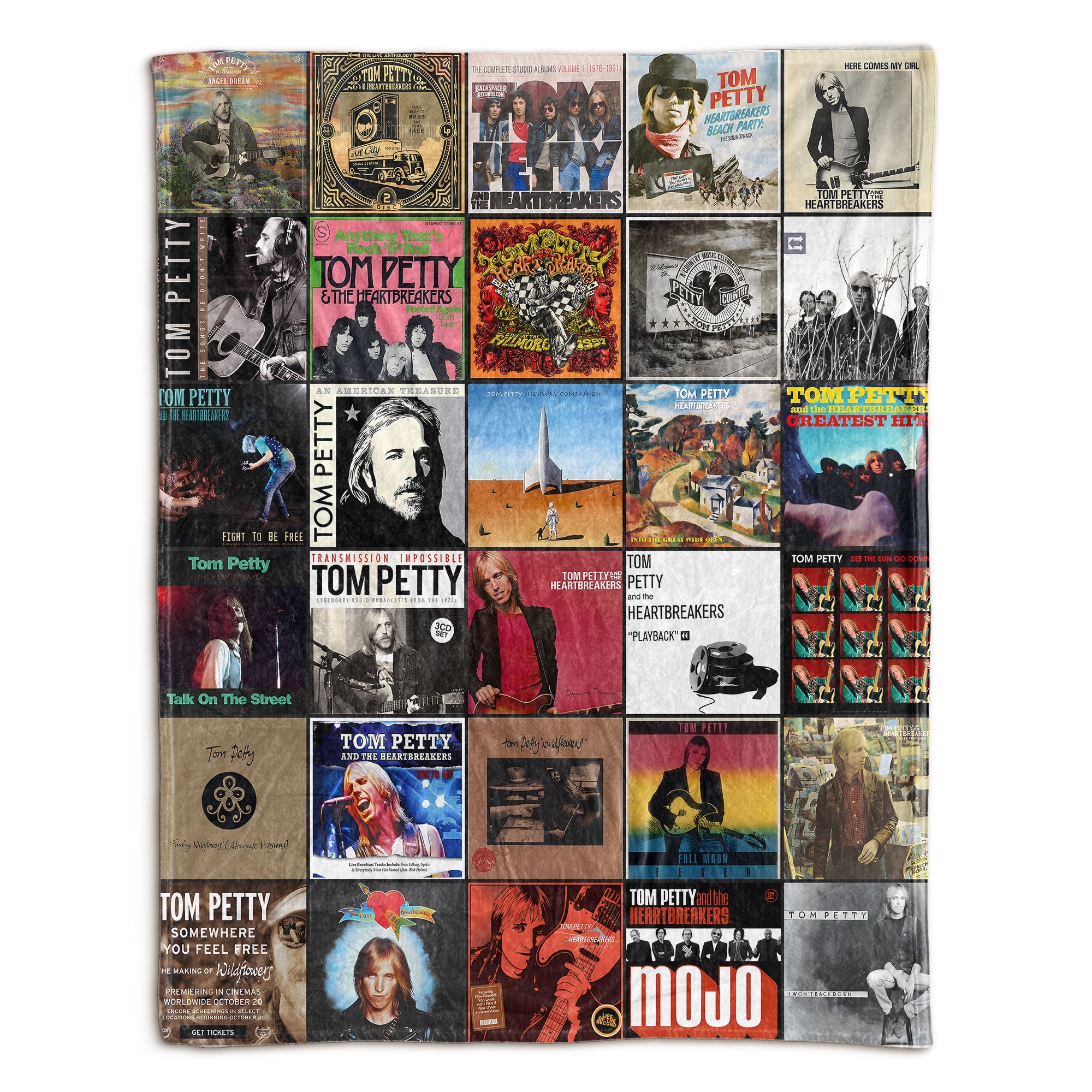 Tom Petty Sherpa Blanket A Tribute to Heartland Rock Legends