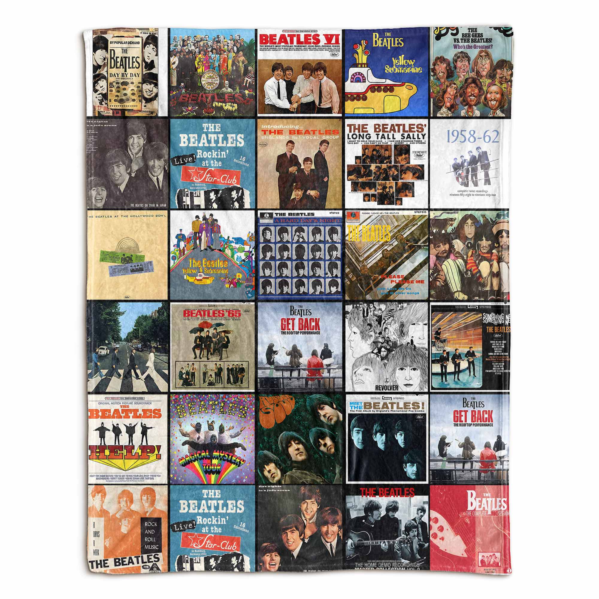 The Beatles Sherpa Blanket A Timeless Album Cover Tribute