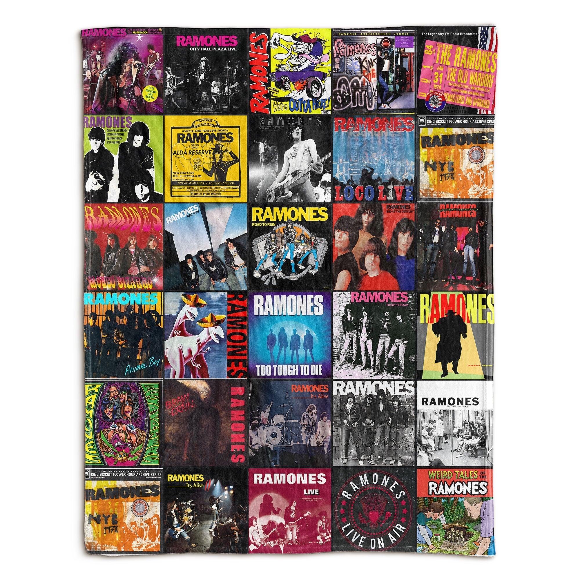 Ramones Sherpa Blanket A Punk Rock Time Machine for True Fans