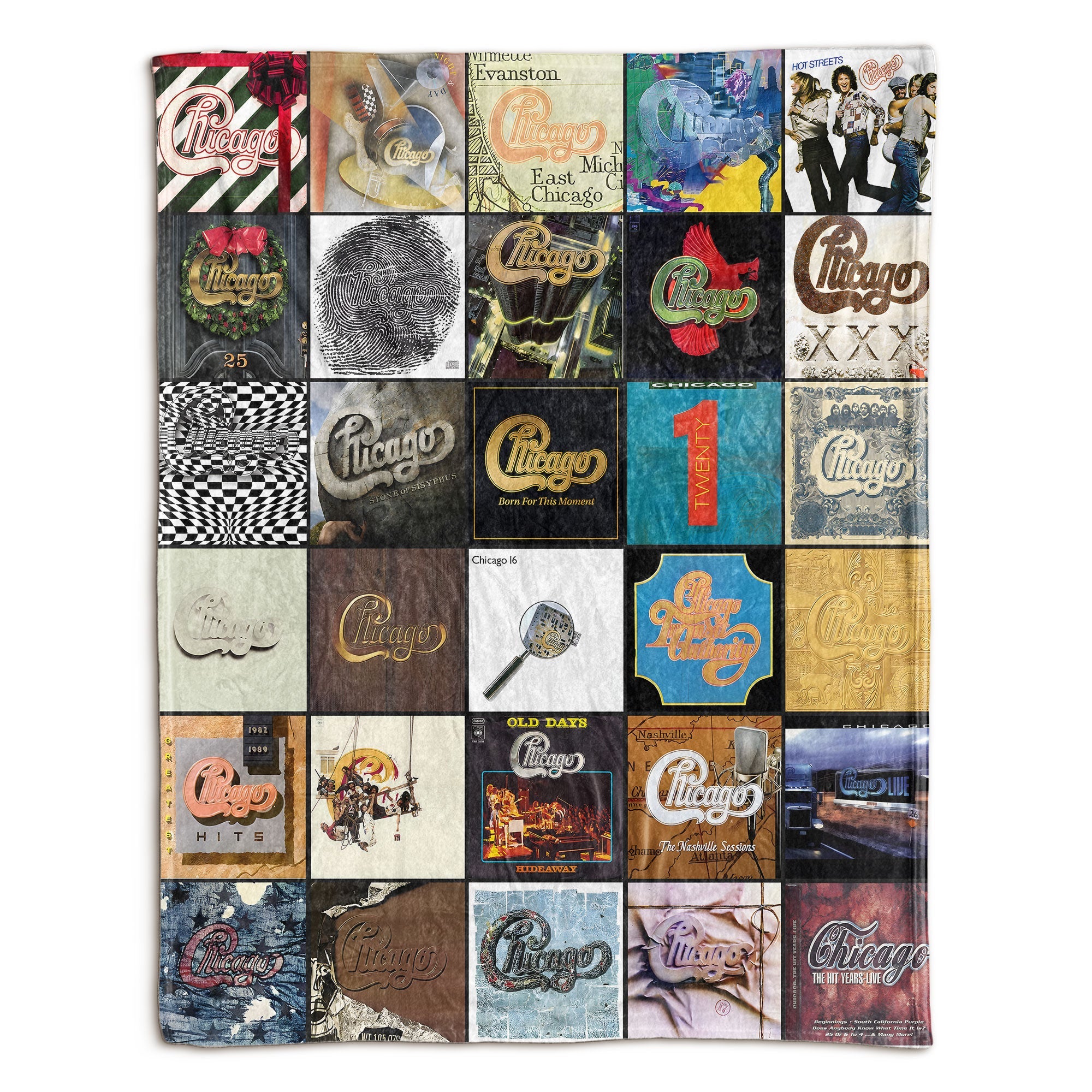 Chicago Sherpa Blanket A Timeless Tribute to Classic Rock Legends